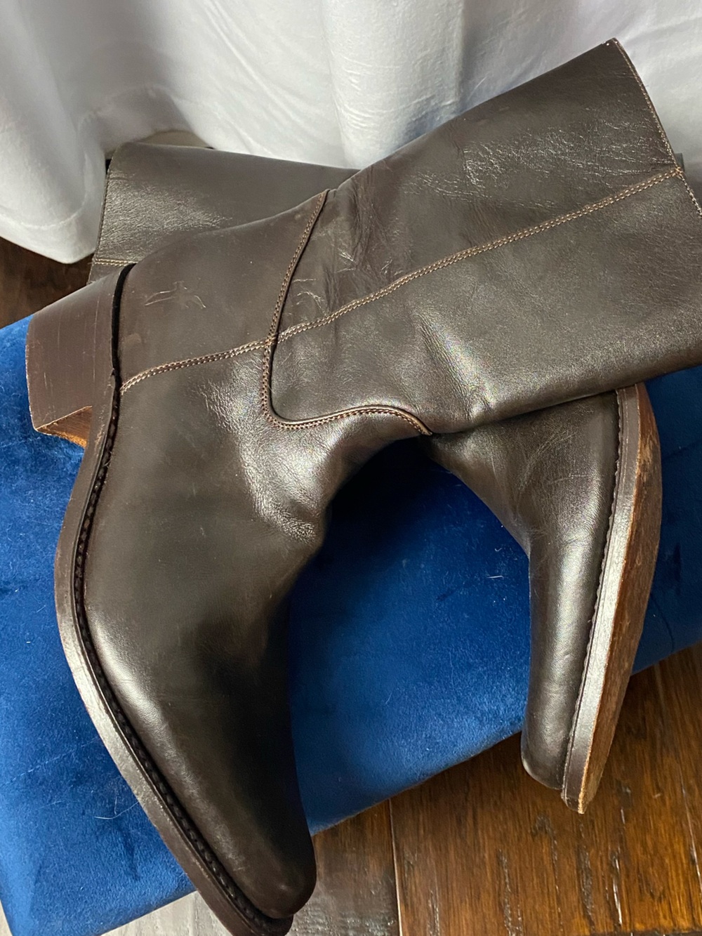 FRYE mid calf boot.